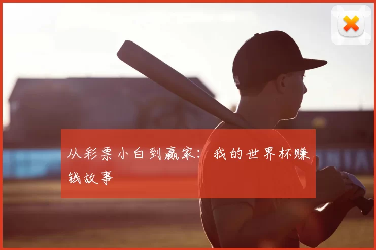 从彩票小白到赢家：我的世界杯赚钱故事