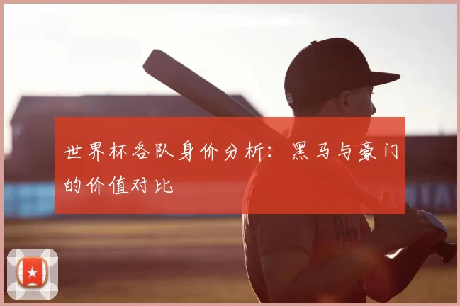 世界杯各队身价分析:黑马与豪门的价值对比