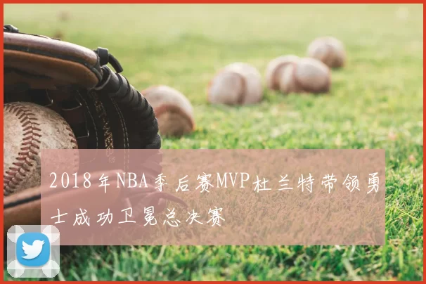 2018年NBA季后赛MVP杜兰特带领勇士成功卫冕总决赛